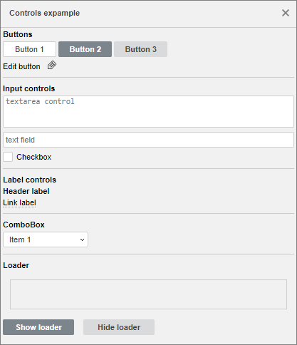 Controls example